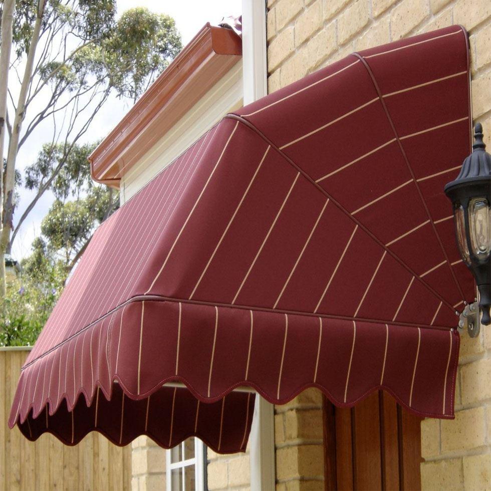 Red Round Awnings Image