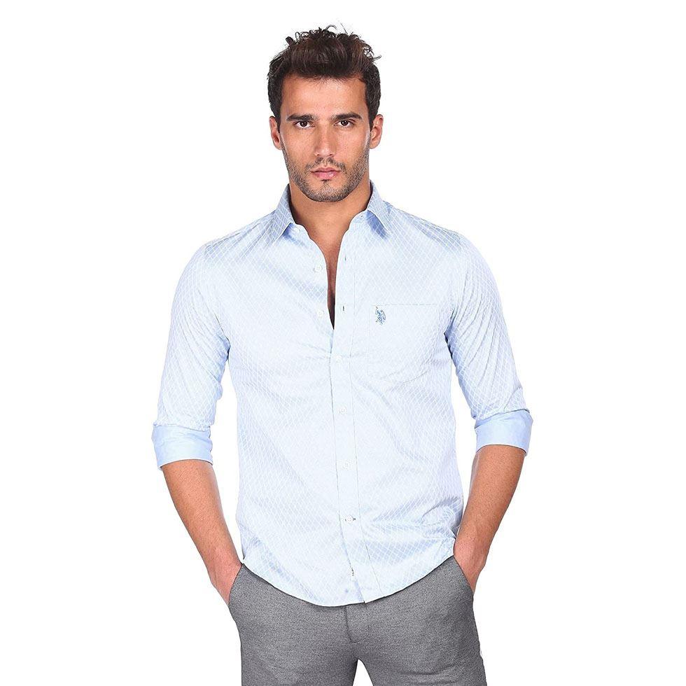 Comfortable Men’s Regular Fit Shirt Mate Color Designs Image