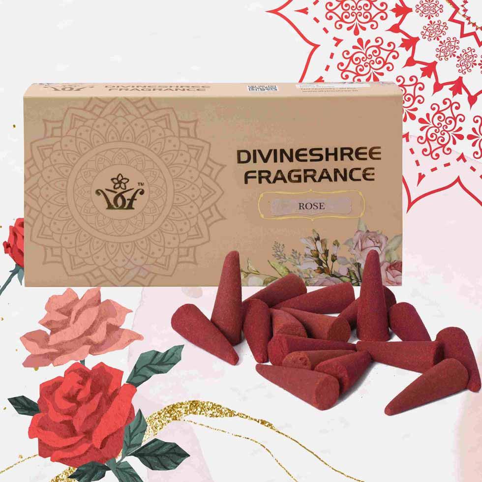 Rose Incense Cones Image