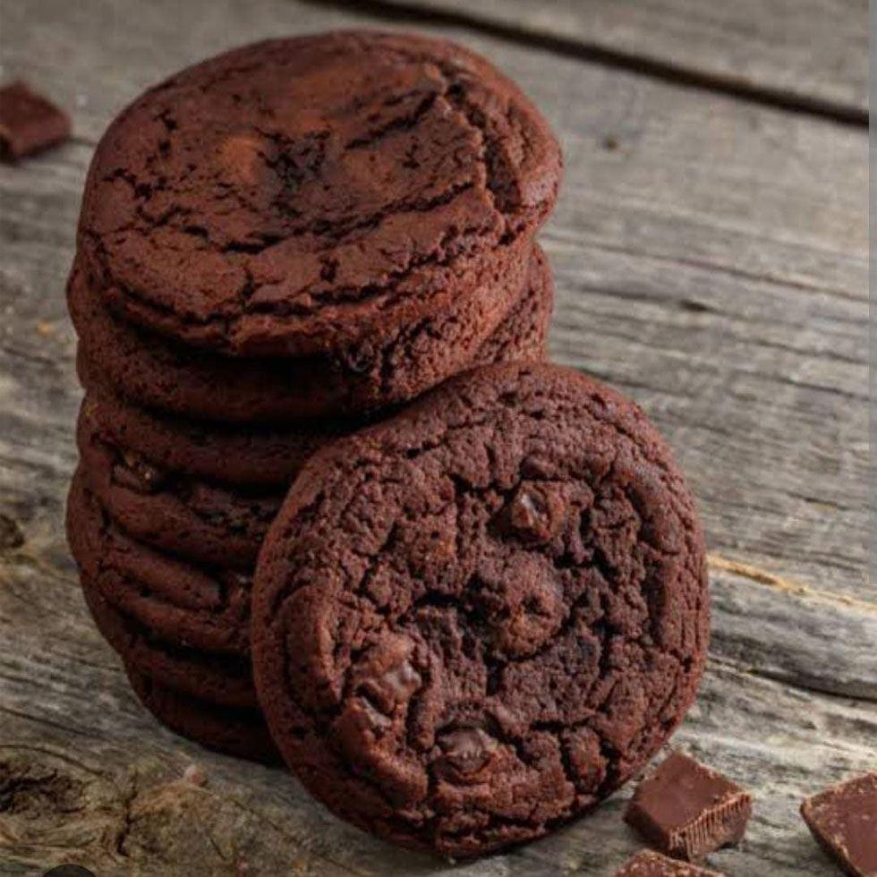 Round Chocolate Biscuits Image