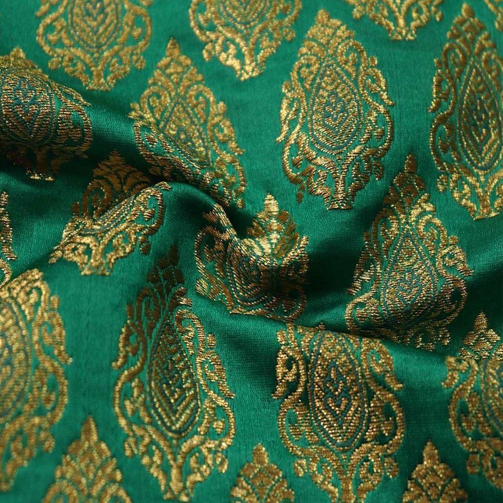 Silk Brocade Fabric Image