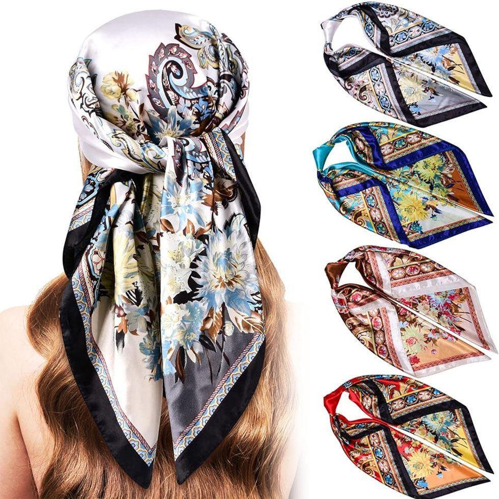 Silk Square Scarves Image