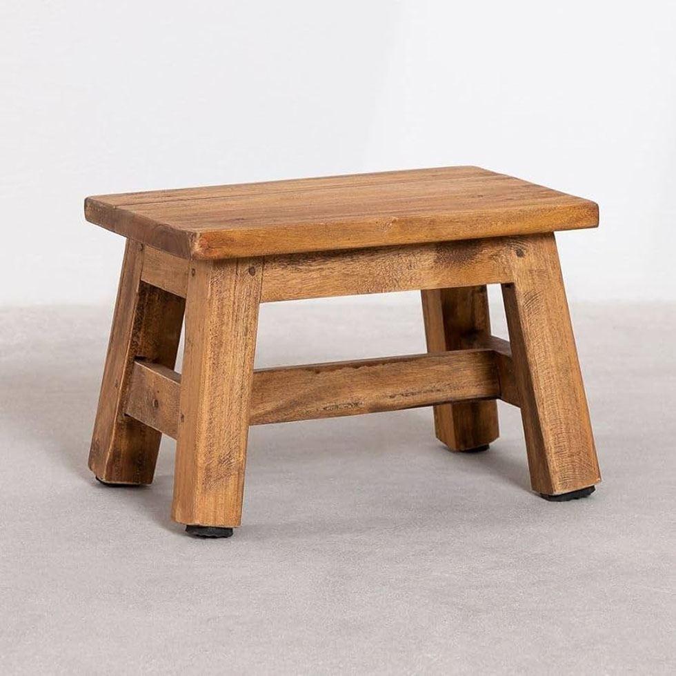 Solid Wood Stool Image