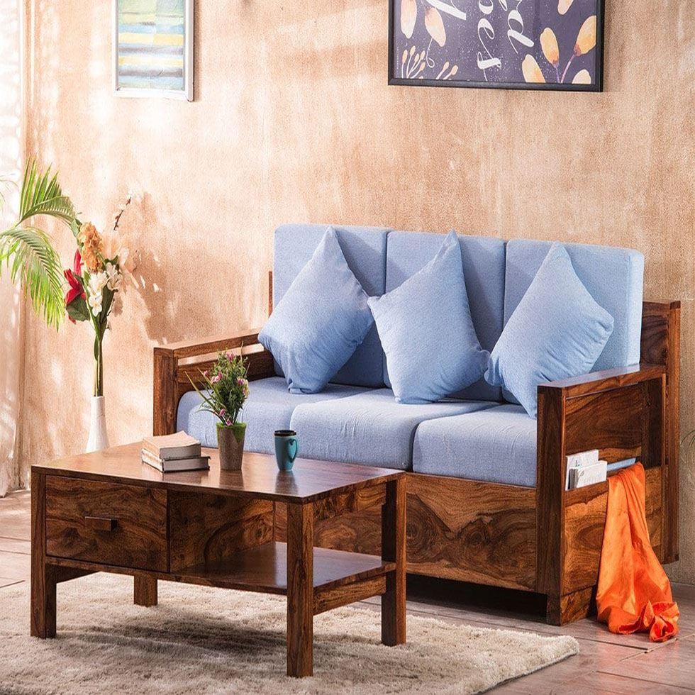 Solid Wooden Sofa Set Image