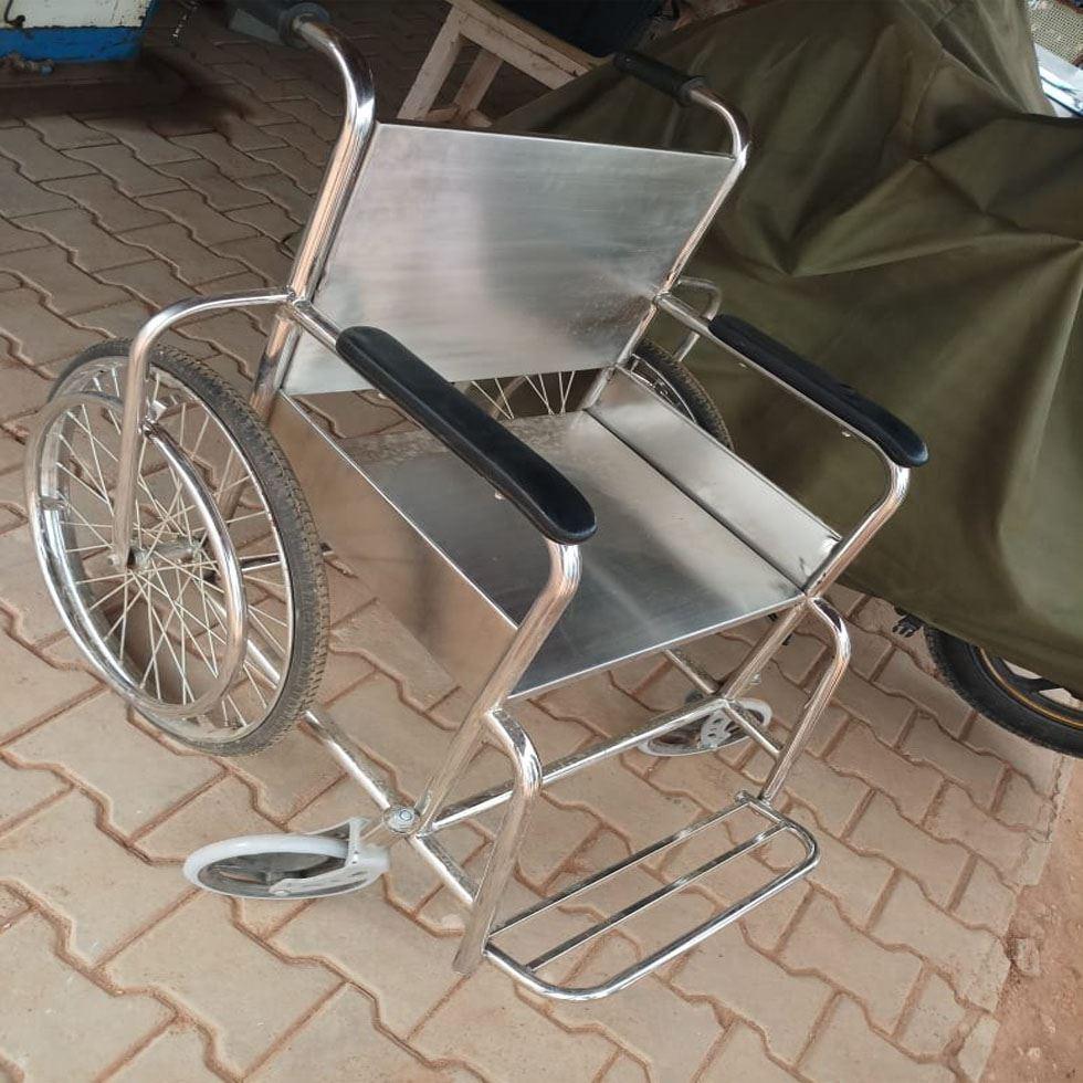 Stainless Steel WheelChair Image