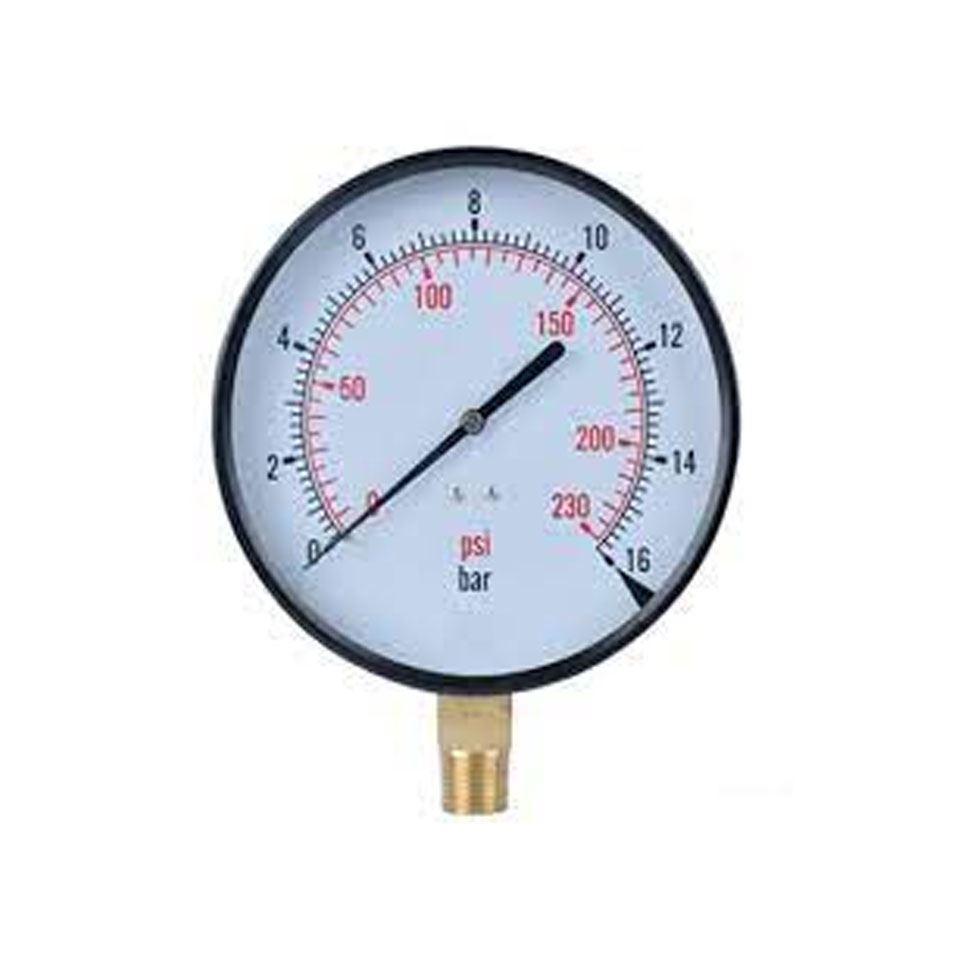 Steel Black Pressure Gauge Image