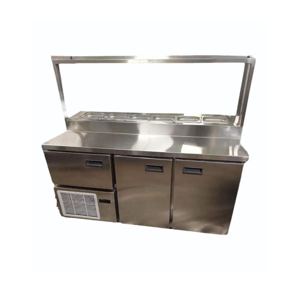 Steel counter Refrigerator Image