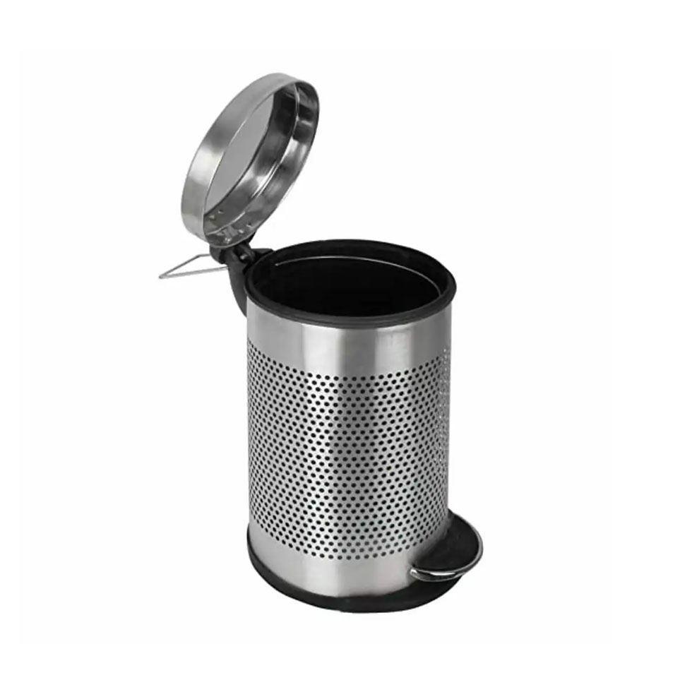 Steel Perforated Pedal Bin Image