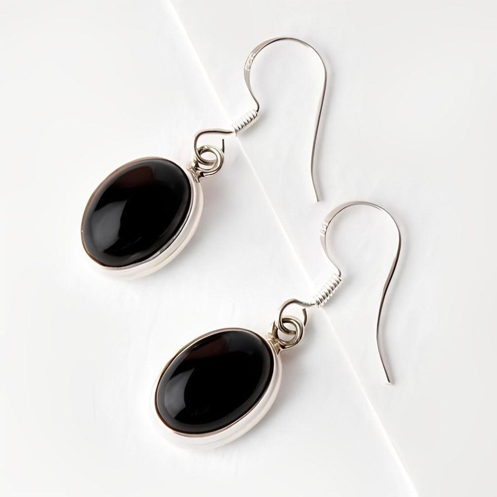 Sterling Onyx Earring Image