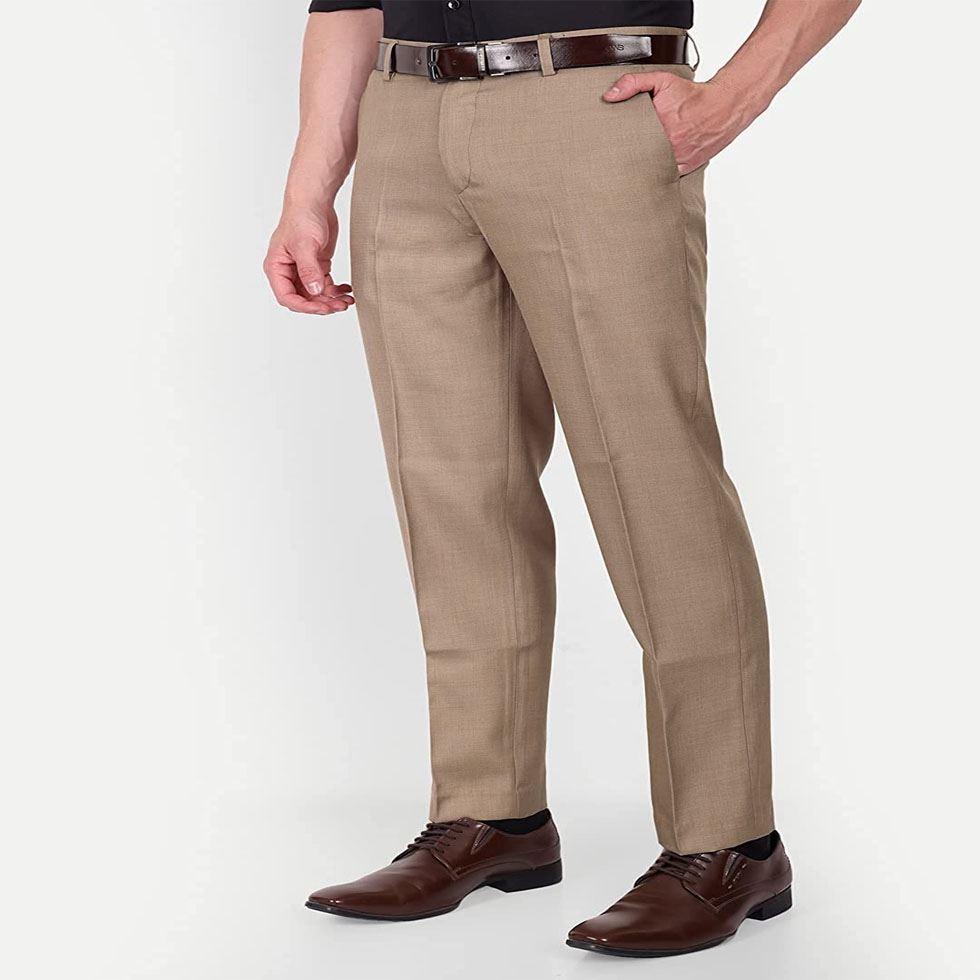 Straight Fit Formal Trousers Image