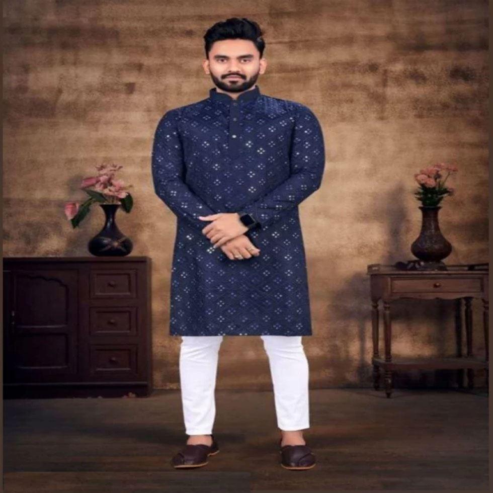 Straight Mens Kurta Image