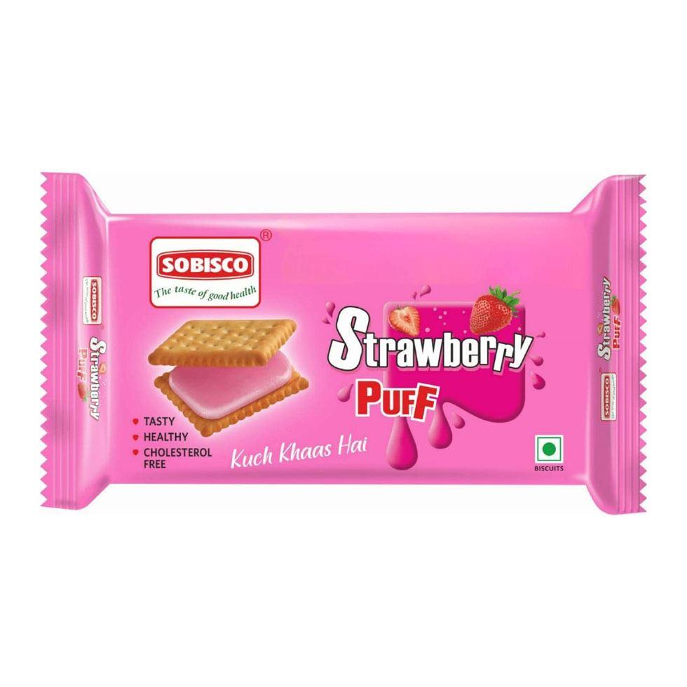 Strawberry Cream Biscuit Image