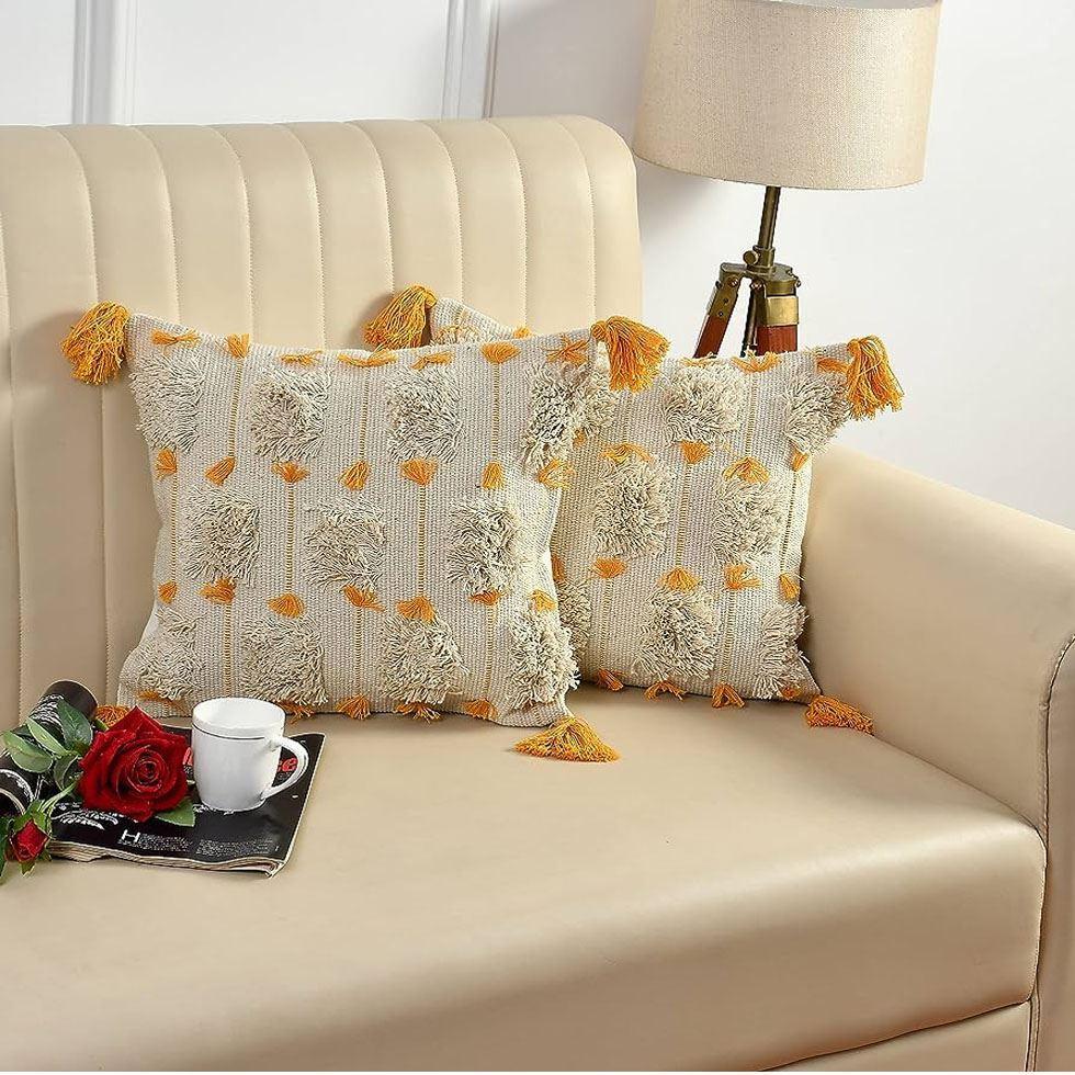 Stylish Cotton Sofa Cushion Image