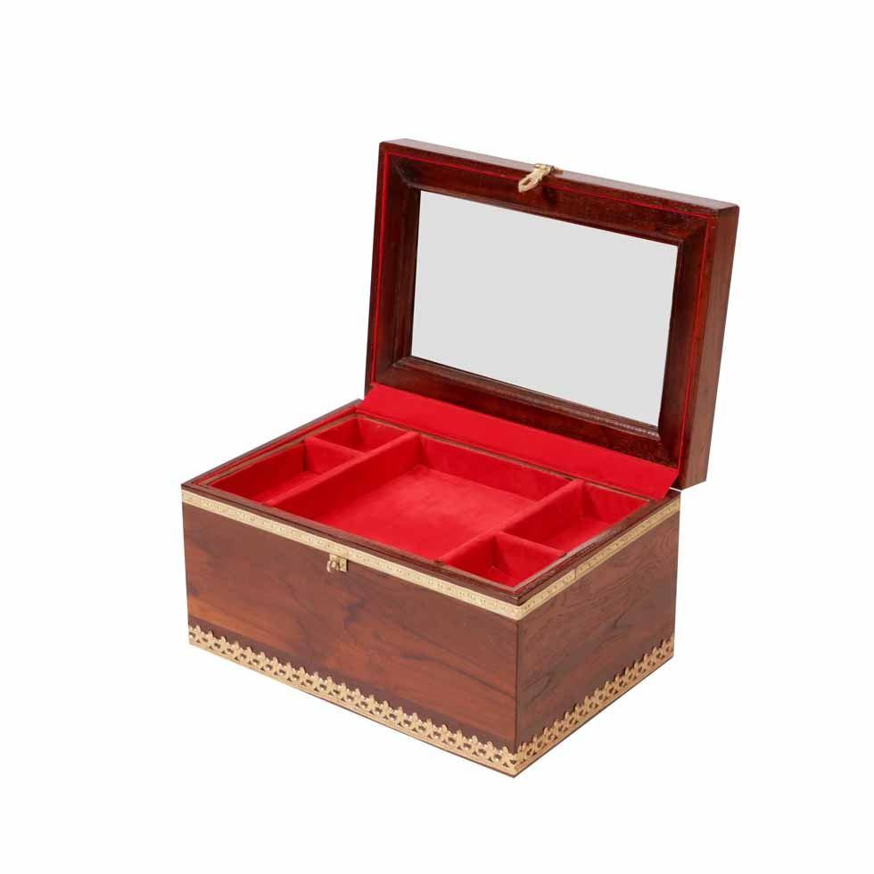 Teak Jewelry Box Image