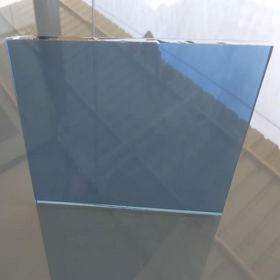 Tinted Blue Glass Image