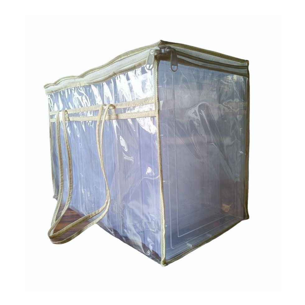 Transparent Saree Packing Bag Image