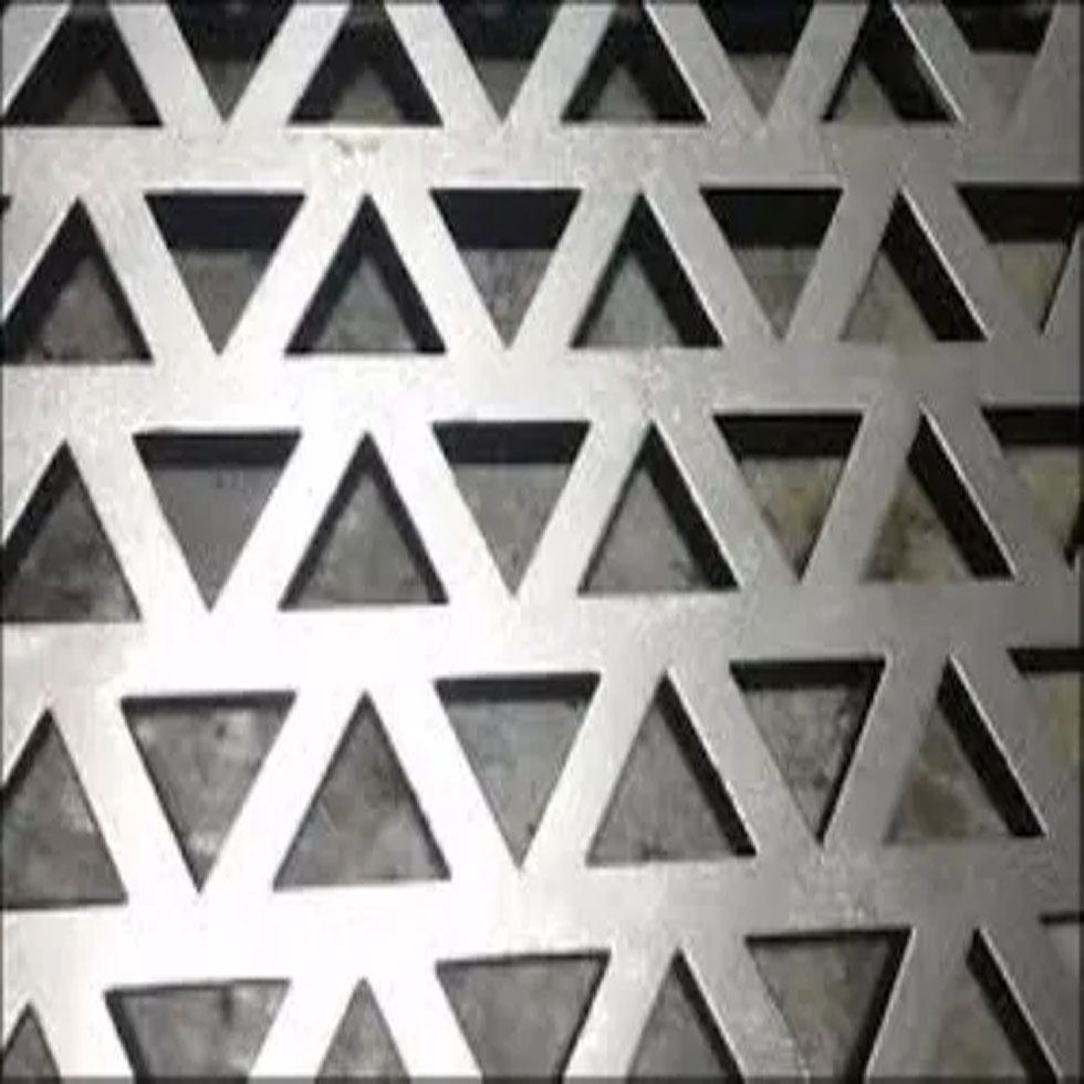 Durable, Versatile Triangle Hole Perforated Sheets Manufacturers Image