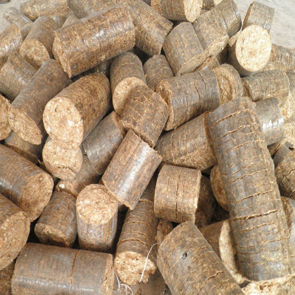 Waste Bio Mass Briquette Image