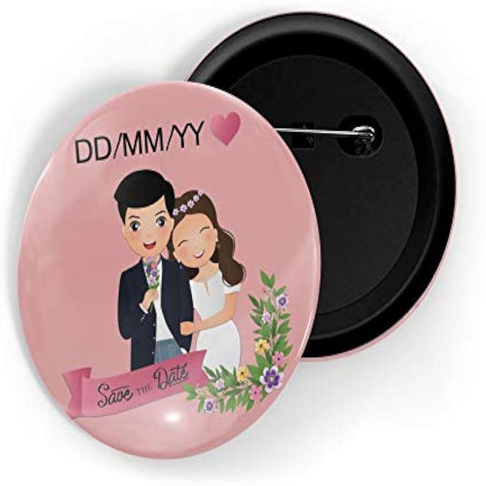 Wedding pin badges Image