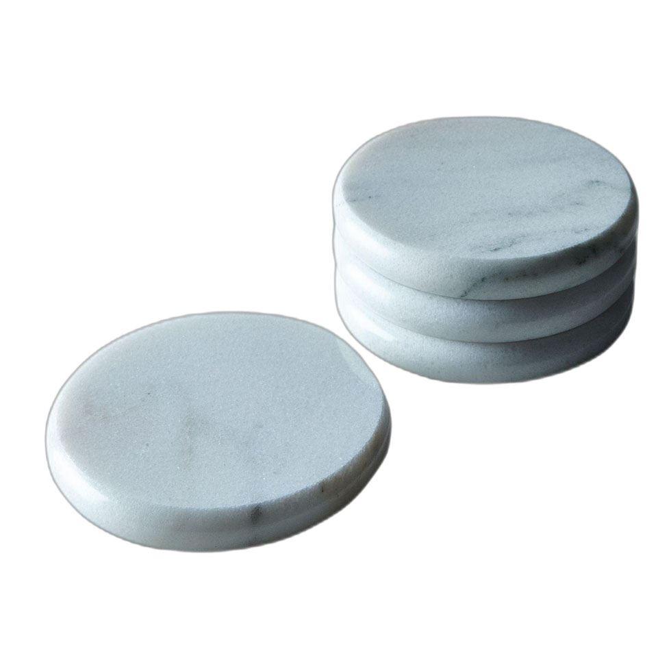 White Marble Coaster  Image