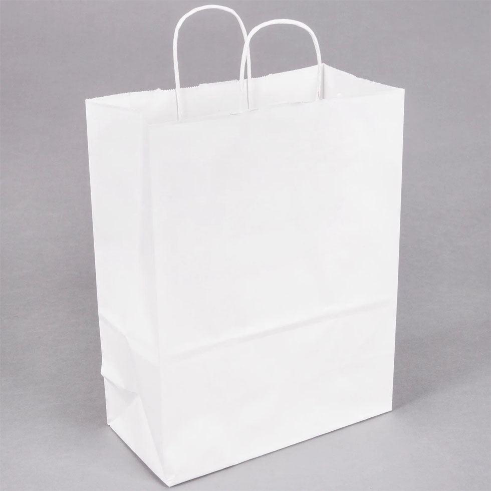 White Shopping Paper Bag Image