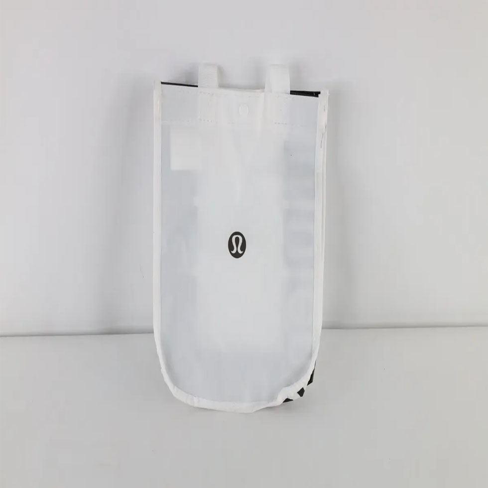 White Snap Button Bags Image