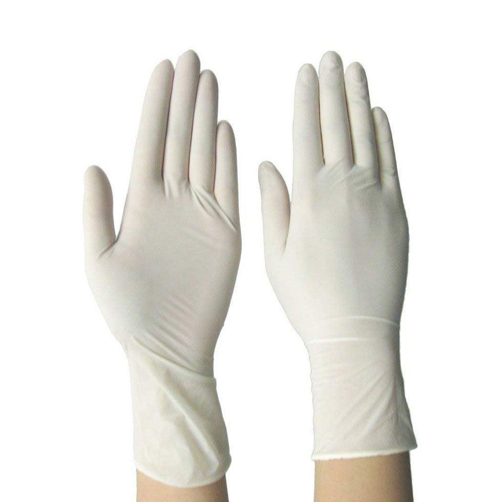 White Surgical Gloves Image