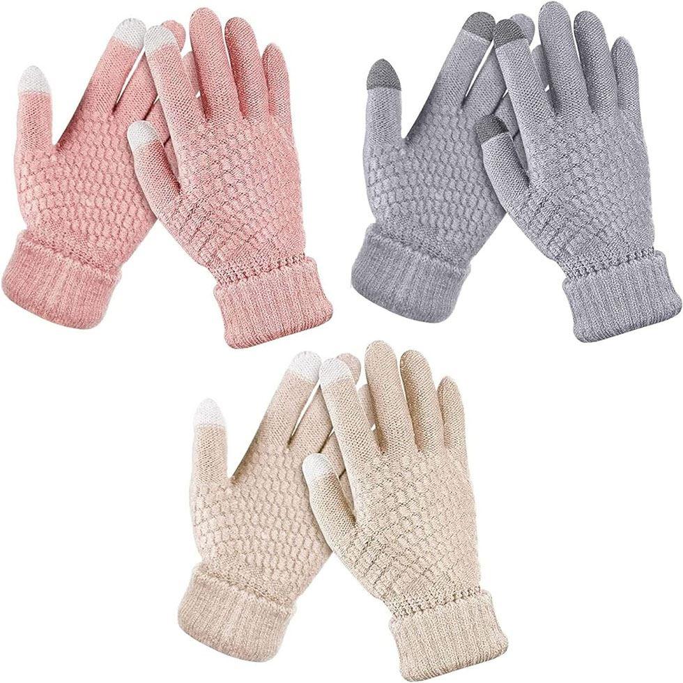 Women Knitted Gloves Image