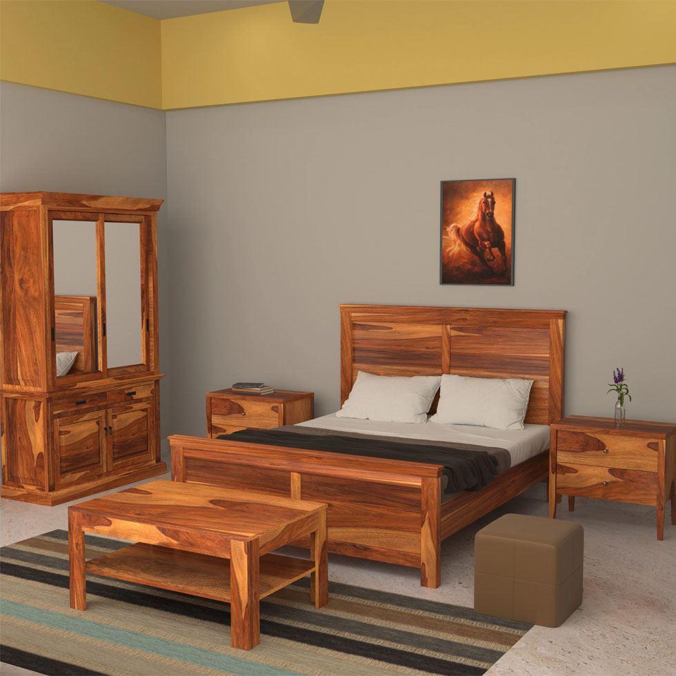 Wood Bedroom Furniture Set Image