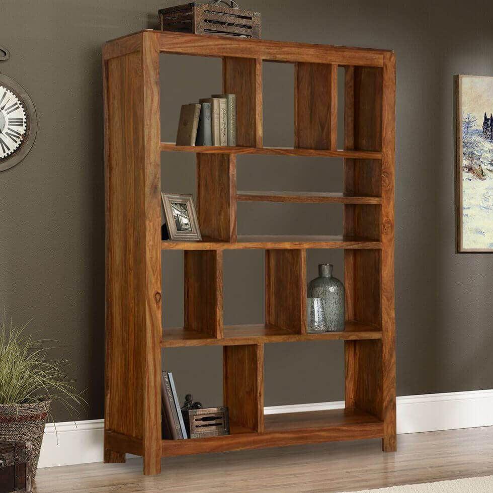 Wood Book Shelves Image