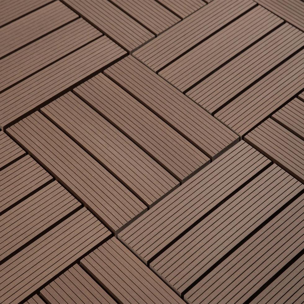 Wooden Deck Tiles Flooring Image