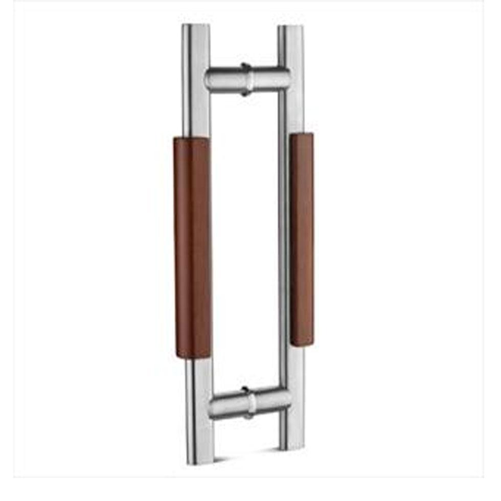 Wooden Glass Door Handle Image