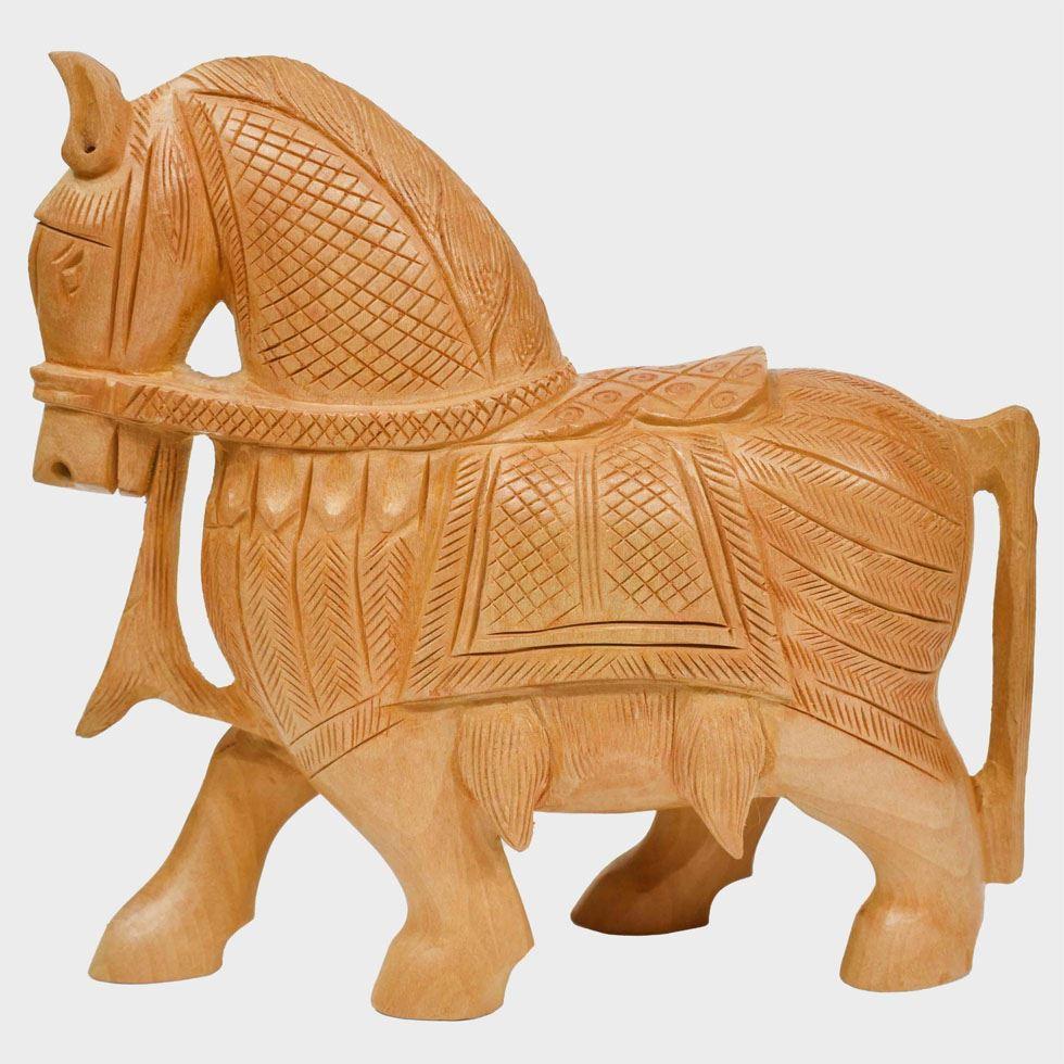 Wooden Horse Handicraft Image