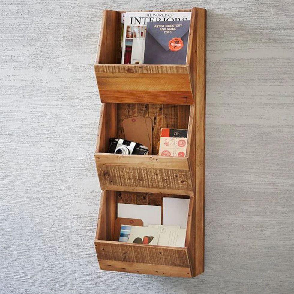 Wooden Magazine Rack Image