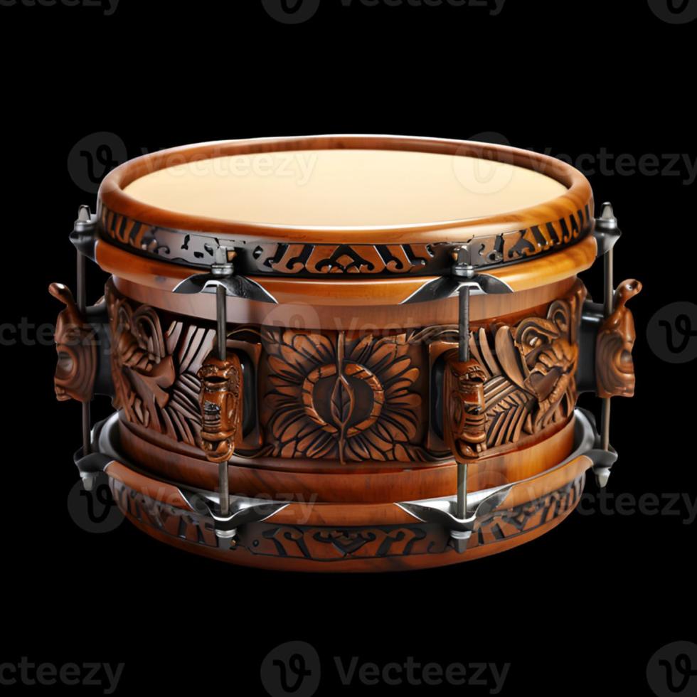 Wooden Side Drum Image