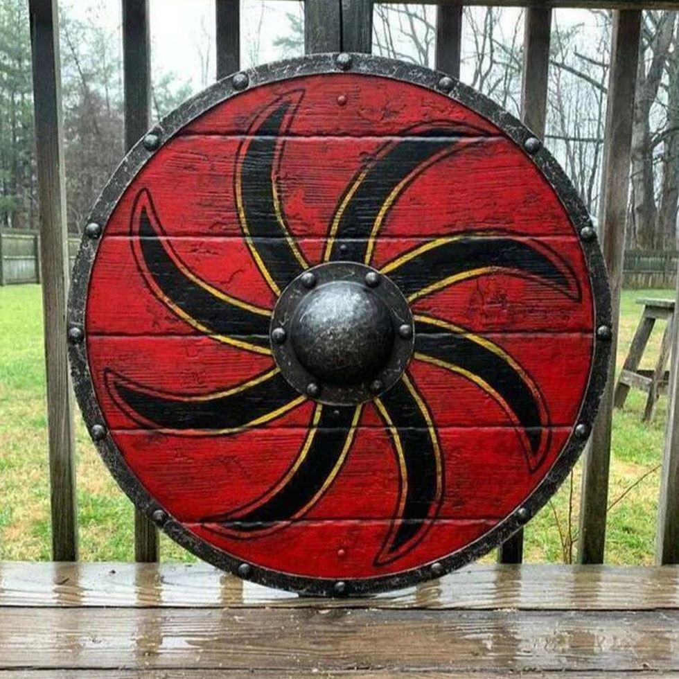 Wooden Viking Shield Image
