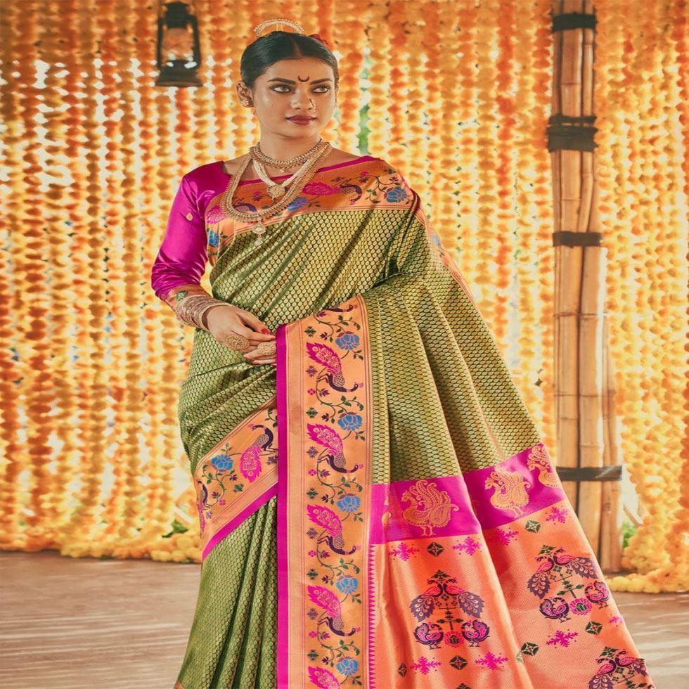 Woven Paithani Saree Image