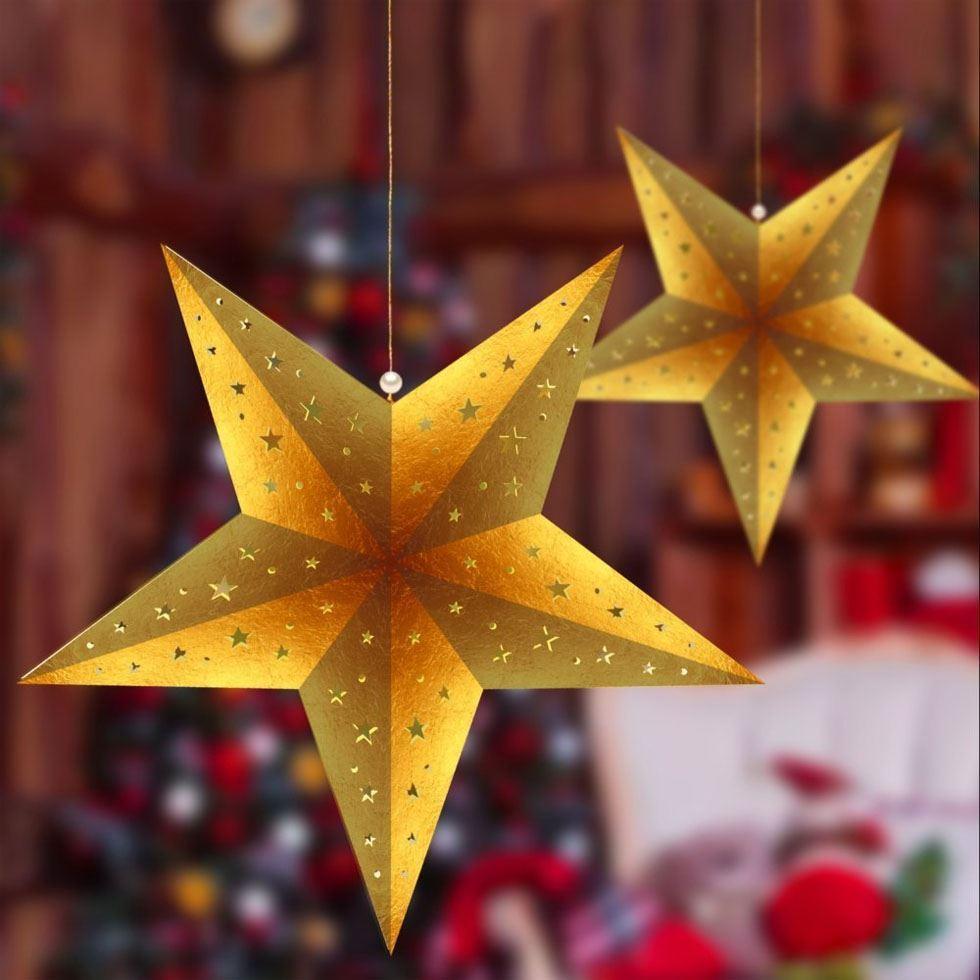 Xmas Metal Star Hanging Image